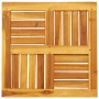Tablero de mesa cuadrado madera maciza de acacia 50x50x2 cm de , Tableros para mesas - Ref: Foro24-4004253, Precio: 32,42 €, ...