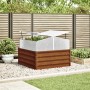 Jardinera con invernadero acero oxidado de , Maceteros y jardineras - Ref: Foro24-4008962, Precio: 109,51 €, Descuento: %