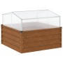 Jardinera con invernadero acero oxidado de , Maceteros y jardineras - Ref: Foro24-4008962, Precio: 109,51 €, Descuento: %