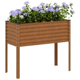 Jardinera de acero oxidado 100x41x90 cm de , Maceteros y jardineras - Ref: Foro24-4008974, Precio: 58,33 €, Descuento: %