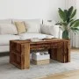 Mesa de centro madera ingeniería madera envejecida 102x55x42 cm de , Mesas de centro - Ref: Foro24-856024, Precio: 69,83 €, D...
