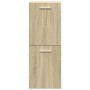 Set de muebles de baño 3 pzas madera contrachapada roble Sonoma de , Muebles de baño - Ref: Foro24-3324995, Precio: 81,74 €, ...