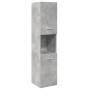 Juego muebles de baño 4 pzas madera contrachapada gris hormigón de , Muebles de baño - Ref: Foro24-3324873, Precio: 150,51 €,...