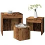 Stackable tables, set of 3, aged engineered wood by , Side tables - Ref: Foro24-856686, Price: 68,80 €, Discount: %