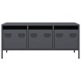 Mueble de TV acero laminado en frío antracita 101,5x39x43,5 cm de , Muebles TV - Ref: Foro24-851228, Precio: 94,07 €, Descuen...