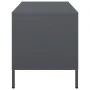 Mueble de TV acero laminado en frío antracita 101,5x39x43,5 cm de , Muebles TV - Ref: Foro24-851228, Precio: 93,19 €, Descuen...