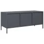 Mueble de TV acero laminado en frío antracita 101,5x39x43,5 cm de , Muebles TV - Ref: Foro24-851228, Precio: 93,19 €, Descuen...