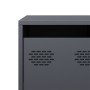 Mueble de TV acero laminado en frío antracita 101,5x39x43,5 cm de , Muebles TV - Ref: Foro24-851228, Precio: 94,07 €, Descuen...