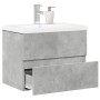Set muebles de baño 2 piezas madera contrachapada gris hormigón de , Muebles de baño - Ref: Foro24-3324908, Precio: 146,53 €,...