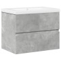 Set muebles de baño 2 piezas madera contrachapada gris hormigón de , Muebles de baño - Ref: Foro24-3324908, Precio: 146,53 €,...
