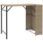 Juego de comedor de jardín plegable 5 piezas ratán PE beige de , Conjuntos de jardín - Ref: Foro24-365947, Precio: 171,65 €, ...