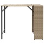 Juego de comedor de jardín plegable 5 piezas ratán PE beige de , Conjuntos de jardín - Ref: Foro24-365947, Precio: 171,65 €, ...