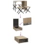 Juego de comedor de jardín plegable 5 piezas ratán PE beige de , Conjuntos de jardín - Ref: Foro24-365947, Precio: 171,65 €, ...