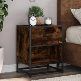 Mesitas noche 2 uds madera ingeniería roble ahumado 40x31x50 cm de , Mesitas de noche - Ref: Foro24-848689, Precio: 73,35 €, ...