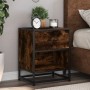 Mesitas noche 2 uds madera ingeniería roble ahumado 40x31x50 cm de , Mesitas de noche - Ref: Foro24-848689, Precio: 74,27 €, ...