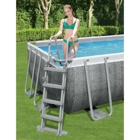 Bestway Flowclear Escalera de piscina de seguridad 4 escalones 122 cm de Bestway, Escaleras y rampas de piscina - Ref: Foro24...