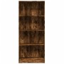 Estantería madera de ingeniería roble ahumado 60x24x143 cm de , Librerías y estanterías - Ref: Foro24-857816, Precio: 63,89 €...