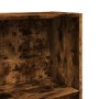 Estantería madera de ingeniería roble ahumado 60x24x143 cm de , Librerías y estanterías - Ref: Foro24-857816, Precio: 63,89 €...