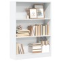 Estantería de madera de ingeniería blanca 80x24x109 cm de , Librerías y estanterías - Ref: Foro24-857835, Precio: 53,19 €, De...