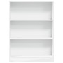 Estantería de madera de ingeniería blanca 80x24x109 cm de , Librerías y estanterías - Ref: Foro24-857835, Precio: 53,19 €, De...
