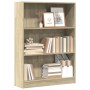 Estantería de madera de ingeniería roble Sonoma 80x24x109 cm de , Librerías y estanterías - Ref: Foro24-857837, Precio: 49,62...