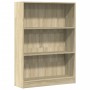 Estantería de madera de ingeniería roble Sonoma 80x24x109 cm de , Librerías y estanterías - Ref: Foro24-857837, Precio: 49,62...