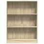 Estantería de madera de ingeniería roble Sonoma 80x24x109 cm de , Librerías y estanterías - Ref: Foro24-857837, Precio: 49,62...