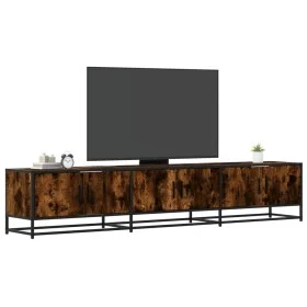 Mueble para TV madera de ingeniería roble ahumado 210x35x41 cm de , Muebles TV - Ref: Foro24-3300792, Precio: 114,83 €, Descu...