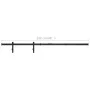 Mini sliding door carbon steel wardrobe kit 122 cm by vidaXL, doorframes - Ref: Foro24-148016, Price: 27,32 €, Discount: %