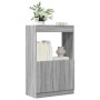 Aparador de madera de ingeniería gris Sonoma 63x33x100 cm de , Librerías y estanterías - Ref: Foro24-855102, Precio: 58,71 €,...