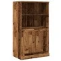 Aged engineered wood sideboard 60x35.5x103.5 cm by , Sideboards - Ref: Foro24-857147, Price: 79,58 €, Discount: %
