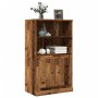 Aparador de madera de ingeniería envejecido 60x35,5x103,5 cm de , Aparadores - Ref: Foro24-857147, Precio: 80,14 €, Descuento: %