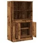 Aged engineered wood sideboard 60x35.5x103.5 cm by , Sideboards - Ref: Foro24-857147, Price: 79,58 €, Discount: %