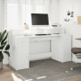 Escritorio con luz LED madera ingeniería blanco 160x55x91 cm de , Escritorios - Ref: Foro24-3309429, Precio: 198,92 €, Descue...