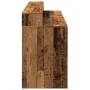 Escritorio con LED madera ingeniería envejecida 160x55x91 cm de , Escritorios - Ref: Foro24-3309436, Precio: 187,20 €, Descue...