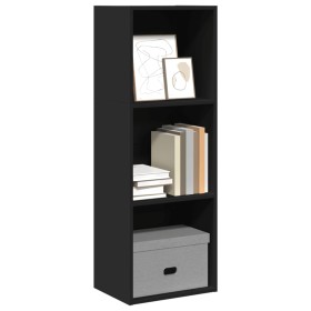 Estantería de madera de ingeniería negra 40x30x114 cm de , Librerías y estanterías - Ref: Foro24-857868, Precio: 50,51 €, Des...
