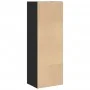 Estantería de madera de ingeniería negra 40x30x114 cm de , Librerías y estanterías - Ref: Foro24-857868, Precio: 49,76 €, Des...