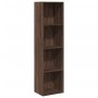 Estantería de madera de ingeniería marrón roble 40x30x152 cm de , Librerías y estanterías - Ref: Foro24-857882, Precio: 59,87...