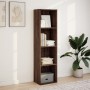 Estantería de madera de ingeniería marrón roble 40x30x152 cm de , Librerías y estanterías - Ref: Foro24-857882, Precio: 59,87...