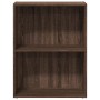 Estantería de madera de ingeniería marrón roble 60x30x77 cm de , Librerías y estanterías - Ref: Foro24-857896, Precio: 35,86 ...