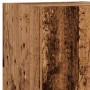Mueble para TV con luces LED madera envejecida 30,5x30x102 cm de , Muebles TV - Ref: Foro24-857676, Precio: 61,33 €, Descuent...