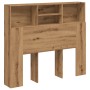 Cabecero armario madera roble artisian 120x19x103,5 cm de , Taquillas y armarios de almacenamiento - Ref: Foro24-856867, Prec...