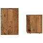 Mesas de centro apilables 2 uds madera de ingeniería envejecida de , Mesas de centro - Ref: Foro24-856050, Precio: 43,35 €, D...