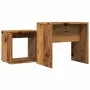 Stapelbare Couchtische, 2 Stück, aus gealtertem Ingenieurholz. von , Couchtisch - Ref: Foro24-856050, Preis: 42,11 €, Rabatt: %