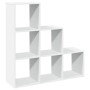 Librería divisor 3 niveles madera ingeniería blanco 99x29x99 cm de , Librerías y estanterías - Ref: Foro24-857958, Precio: 65...