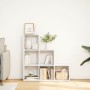 Librería divisor 3 niveles madera ingeniería blanco 99x29x99 cm de , Librerías y estanterías - Ref: Foro24-857958, Precio: 65...