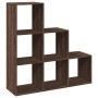 Librería divisor 3 niveles madera marrón roble 99x29x99 cm de , Librerías y estanterías - Ref: Foro24-857964, Precio: 62,81 €...
