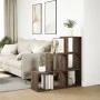 Librería divisor 3 niveles madera marrón roble 99x29x99 cm de , Librerías y estanterías - Ref: Foro24-857964, Precio: 61,83 €...