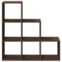 Librería divisor 3 niveles madera marrón roble 99x29x99 cm de , Librerías y estanterías - Ref: Foro24-857964, Precio: 62,81 €...
