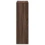 Librería divisor 3 niveles madera marrón roble 99x29x99 cm de , Librerías y estanterías - Ref: Foro24-857964, Precio: 61,83 €...
